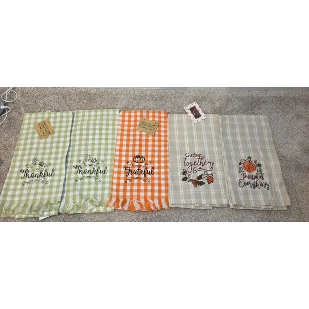 Fall collection of kitchen towels
